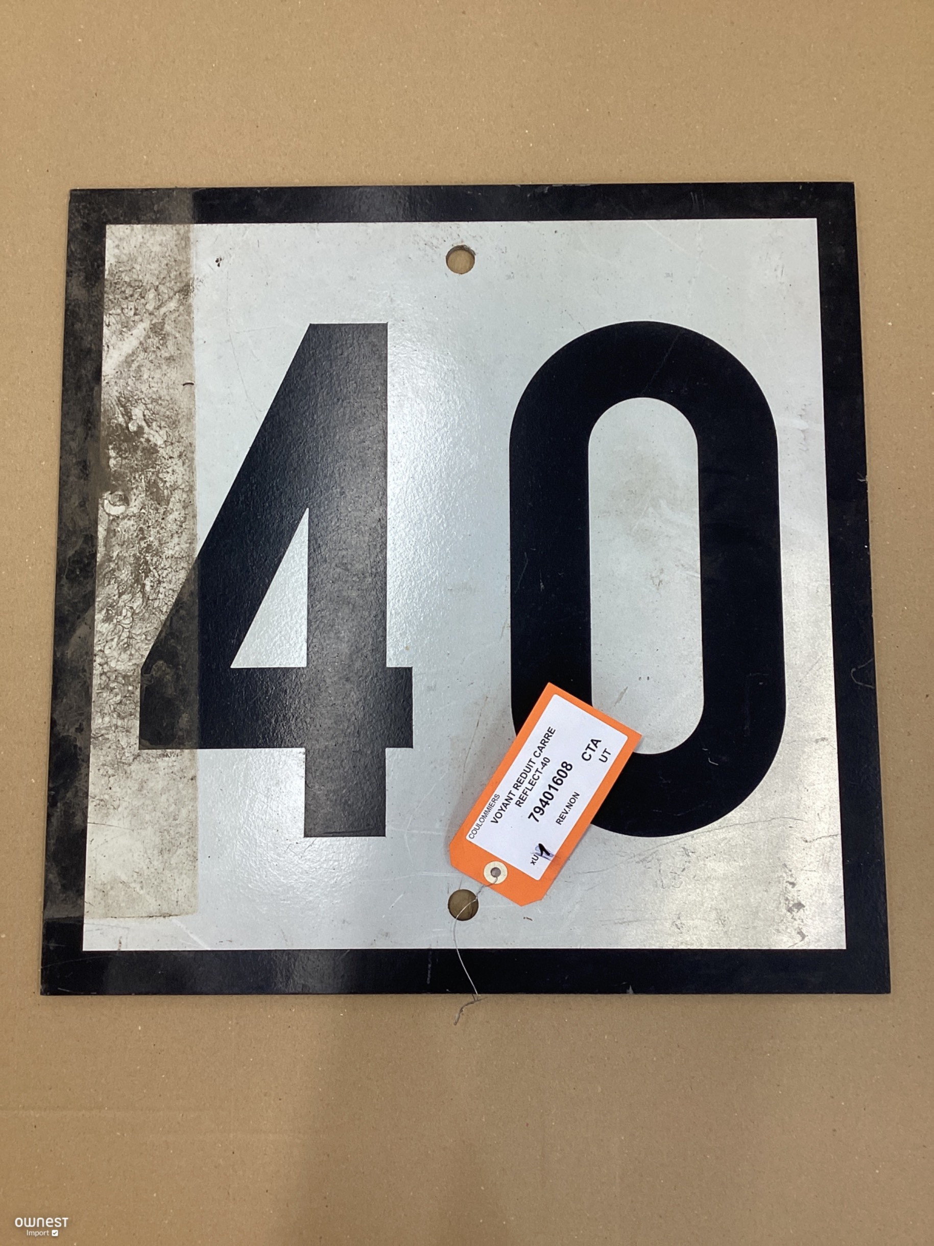 VOYANT REDUIT CARRE REFLECT-40