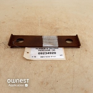 PLAQUE A TALONS PERCAGE 160