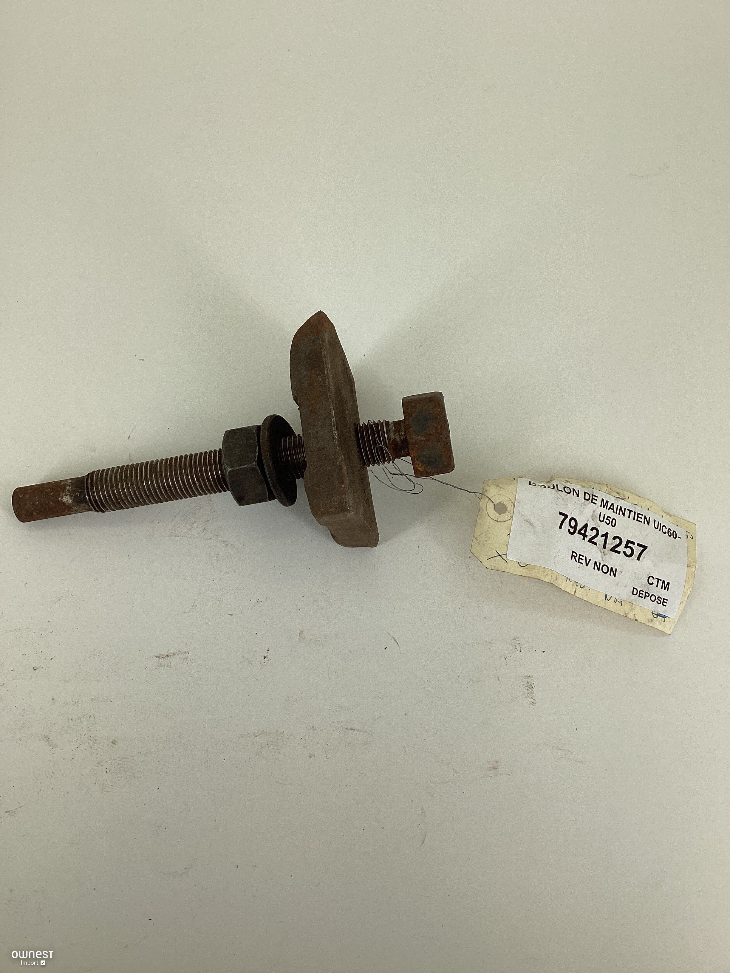 BOULON DE MAINTIEN UIC60-U50