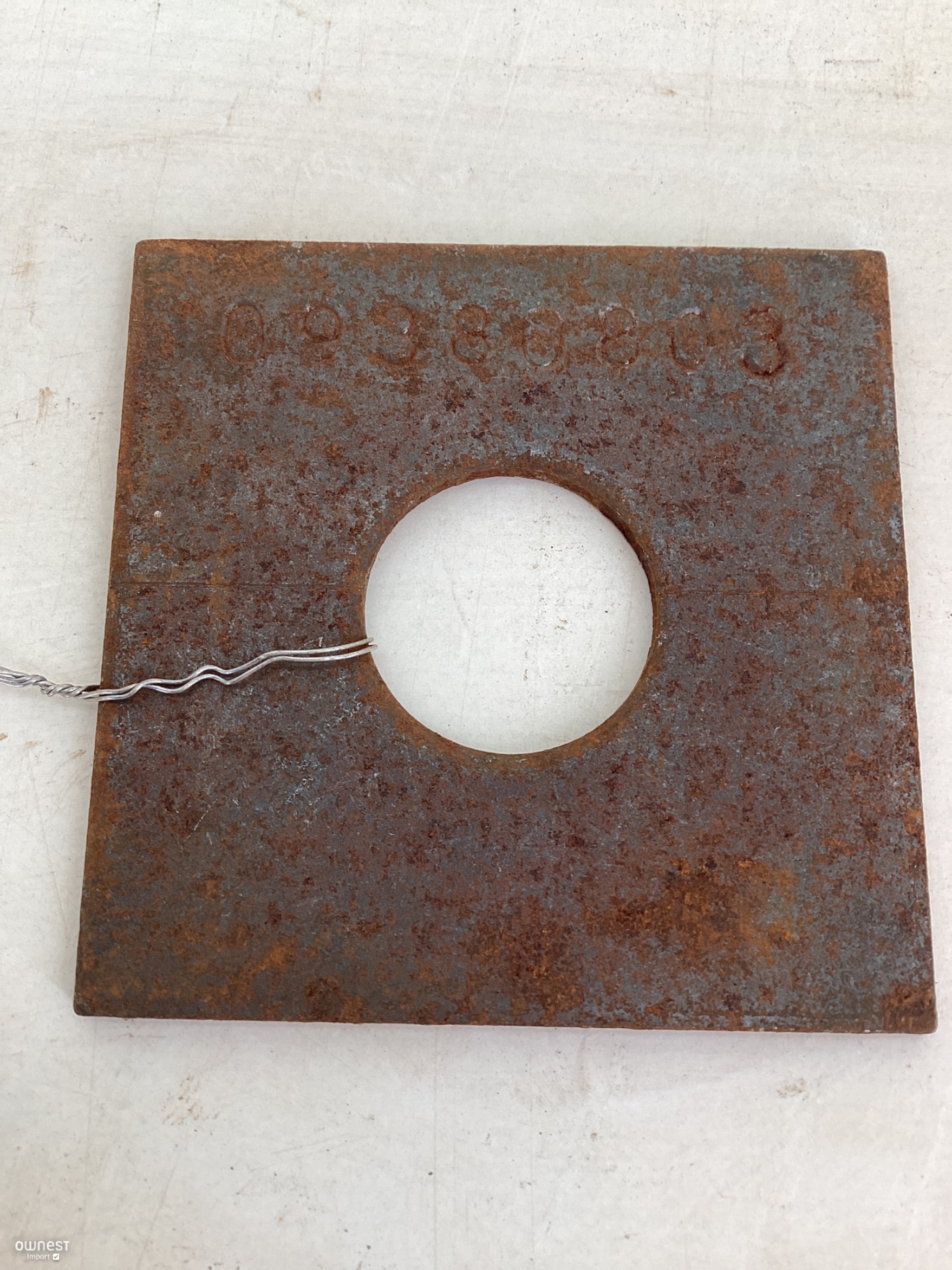 PLAQUE 3MM 1TR.CRU69 U36 U33