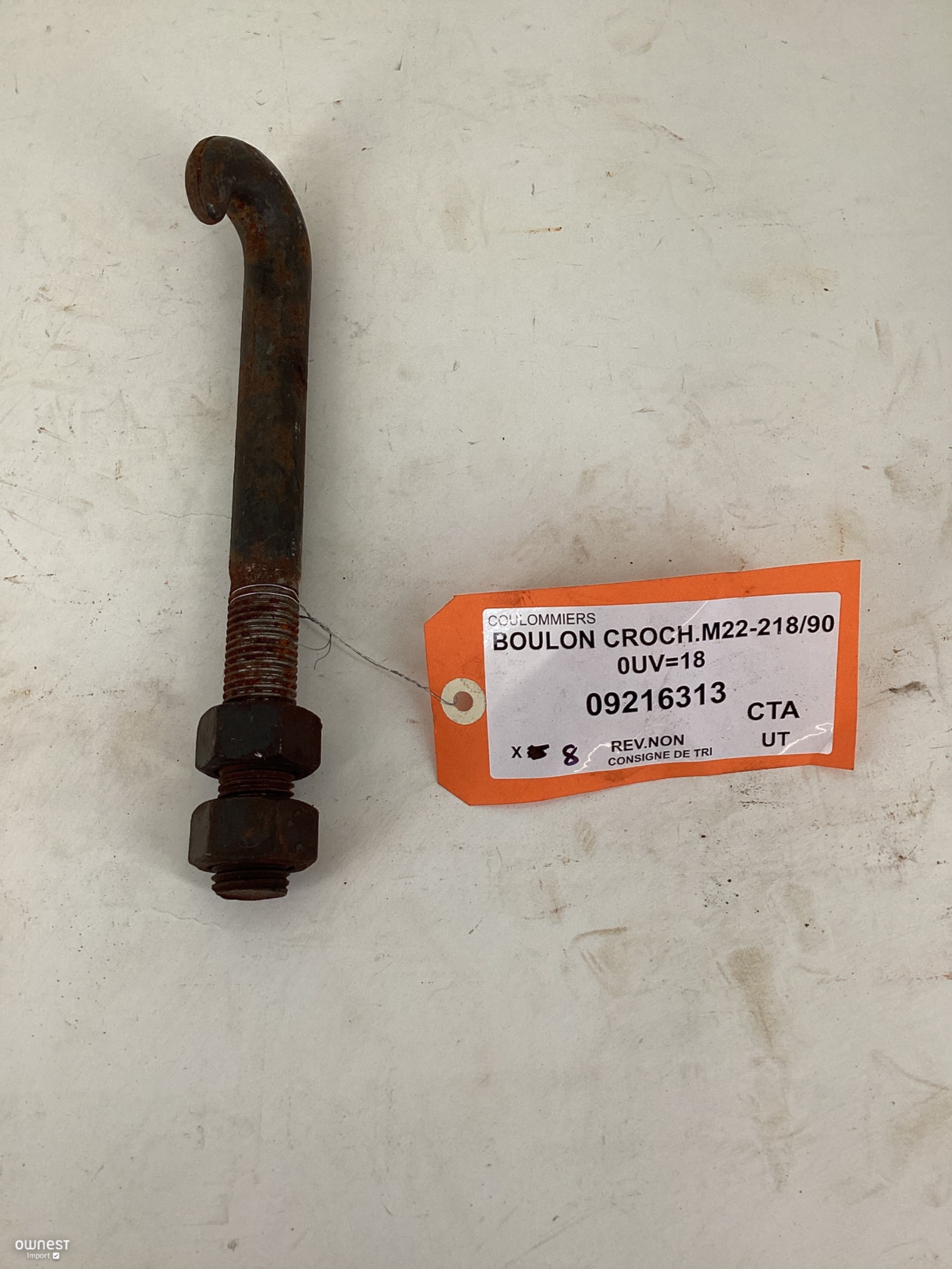 BOULON CROCH.M22-218/90 0UV=18