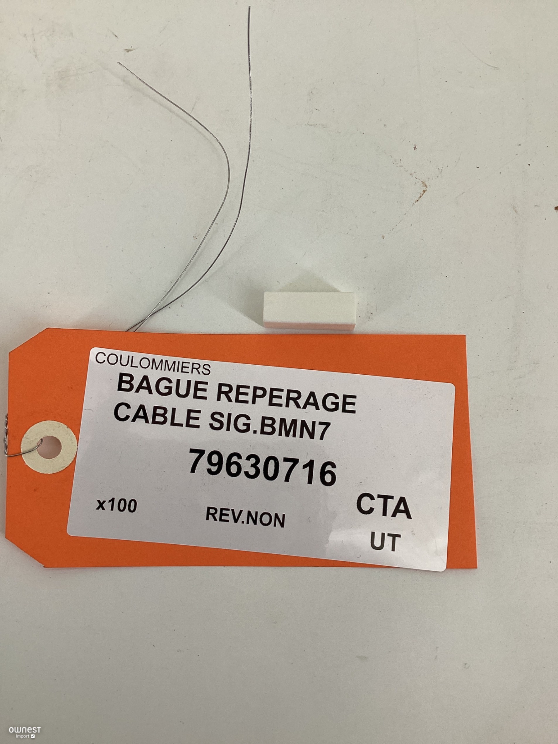 BAGUE REPERAGE CABLE SIGBMN7