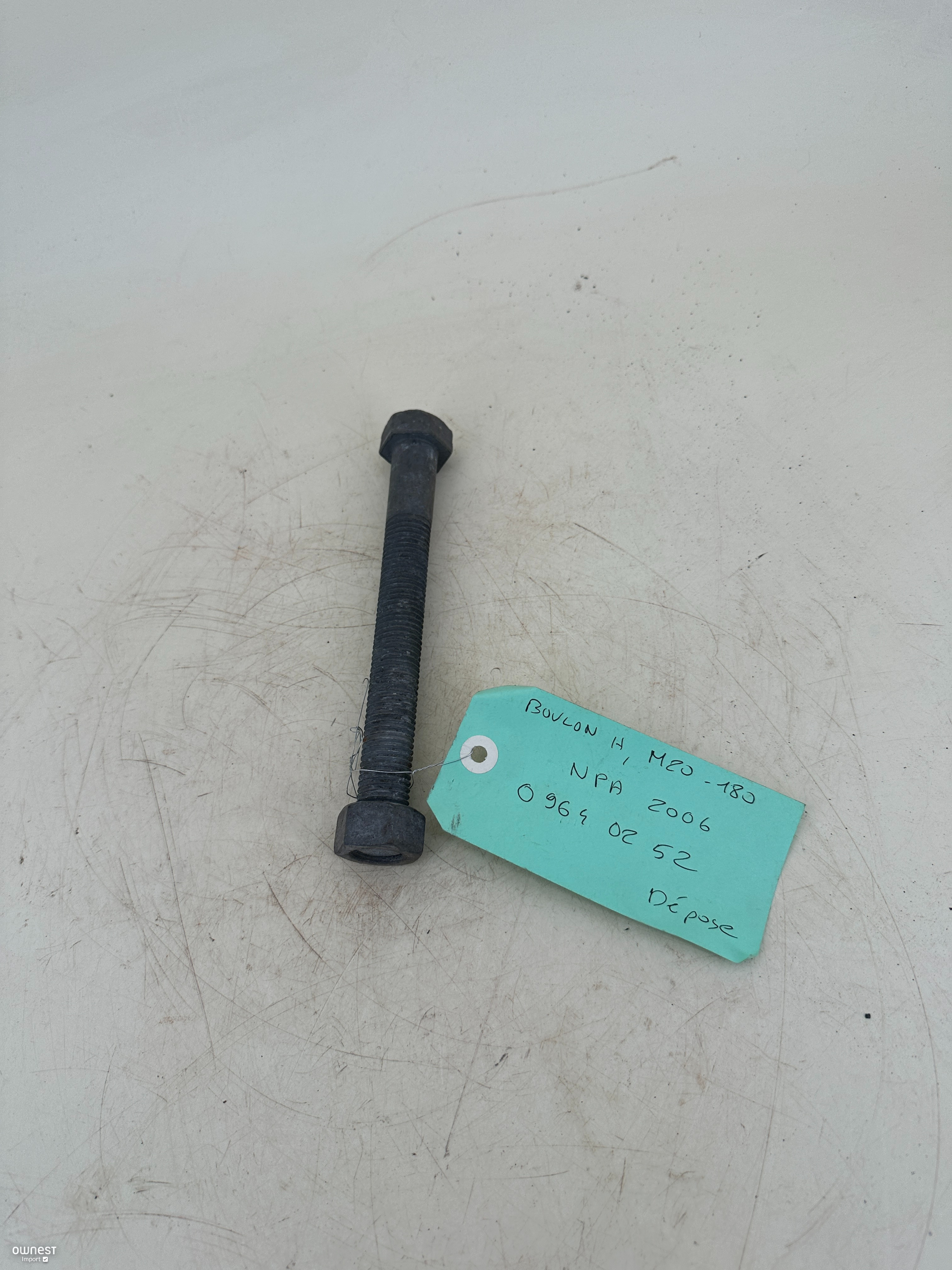 BOULON H,M20-180/140N ECROU HH