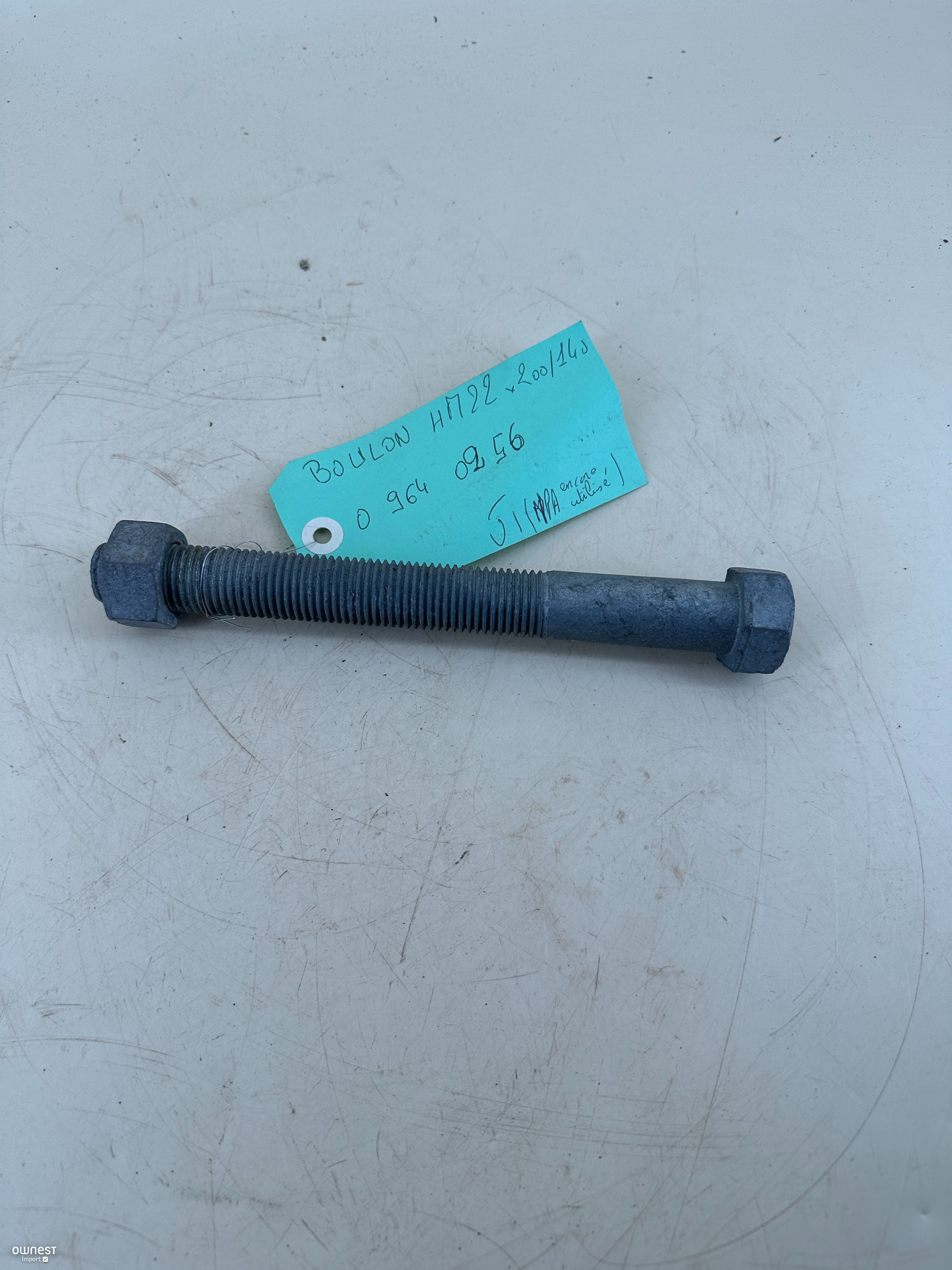BOULON H,M22-200/140N ECROU HH