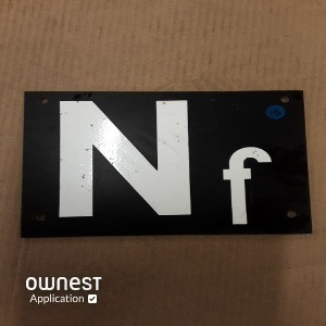 PLAQUE NF PR PANNEAU K 1967