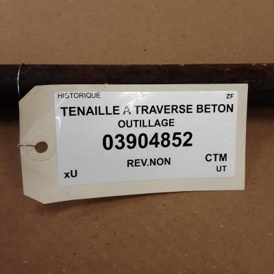 TENAILLE A TRAVERSE BETON