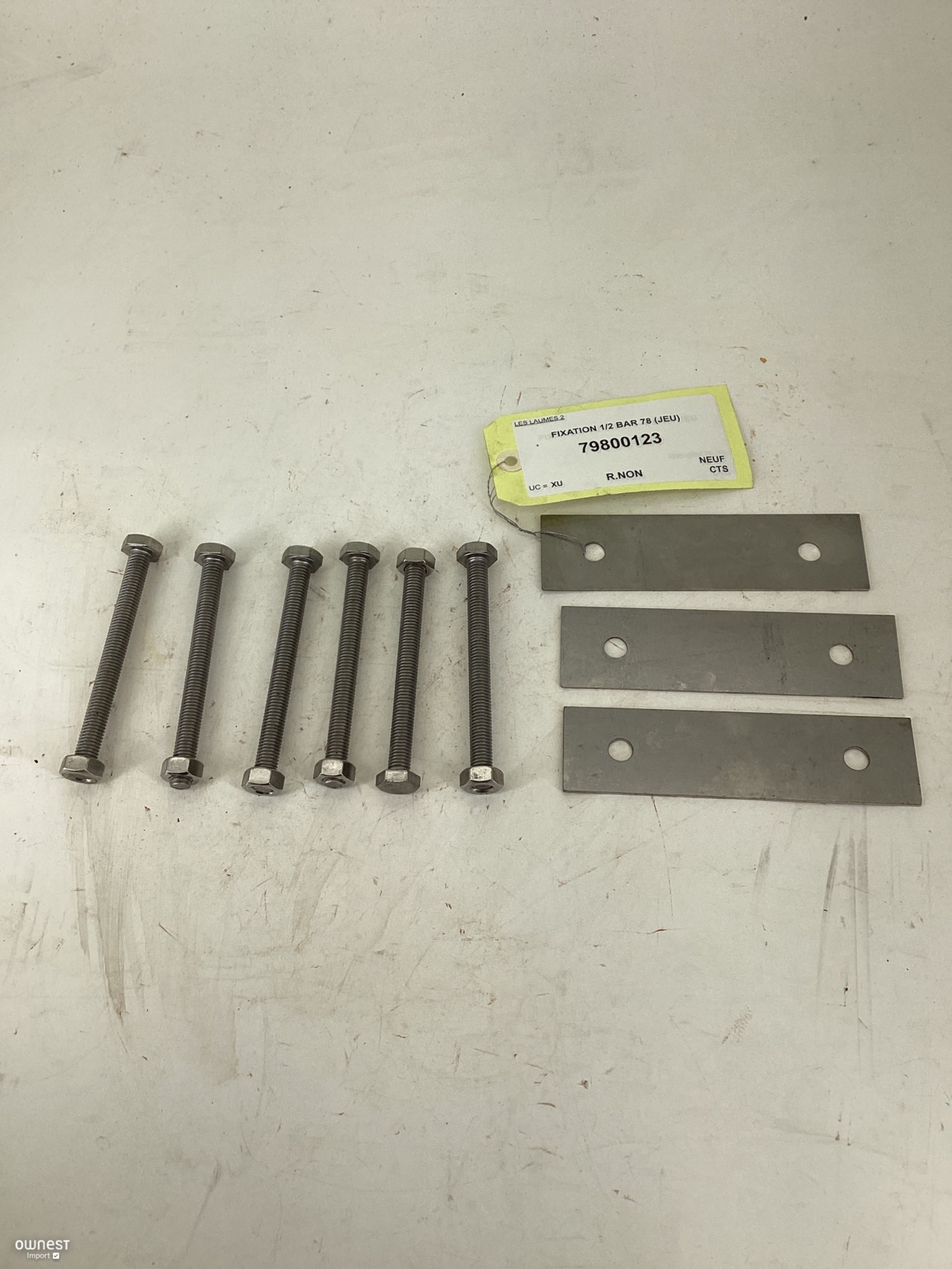FIXATION 1/2 BAR 78 (JEU)