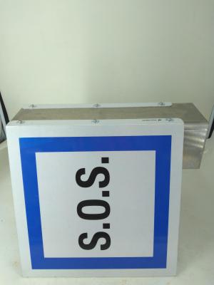 PANNEAU TRITYQUE ALUMINIUM AVEC SUPPORT DE FIXATION REF PUILLET SE25929-1